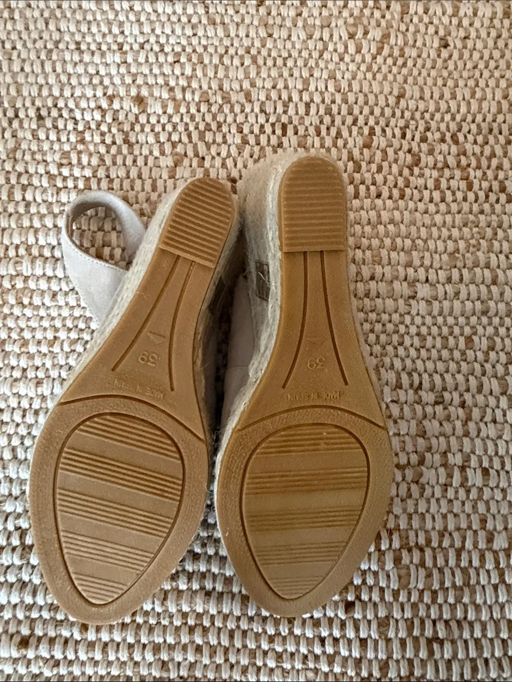 New kana Taupe Suede Peep-Toe Slide Heels